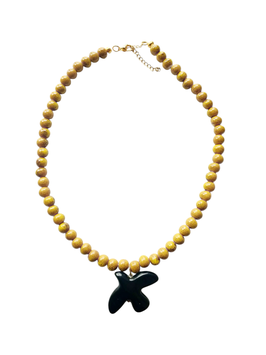 COLLAR GOLONDRINA | amarillo & negro