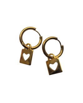PENDIENTES AROS candado