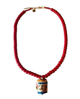 COLLAR TESTA DI MORO| rojo opaco