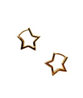 PENDIENTES AROS ESTRELLADOS