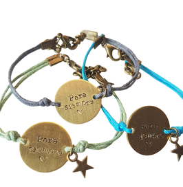 PULSERA CHAPA ROUND | dorada