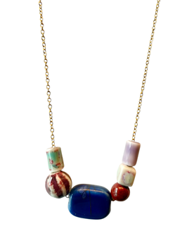 COLLAR ASIMETRIAS 14 | azulon