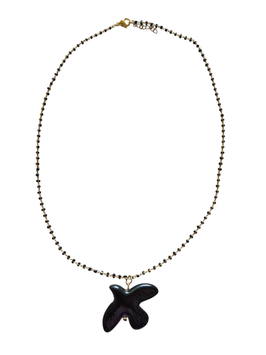 COLLAR cadena golondrina | negra