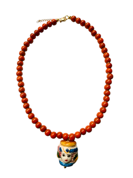 COLLAR TESTA DI MORO | naranja