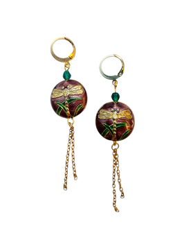 PENDIENTES LIBÉLULAS VINTAGE