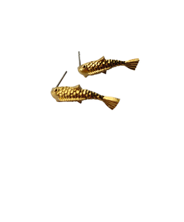 Pendientes peces | golden