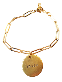 PULSERA CHAPA & CADENA
