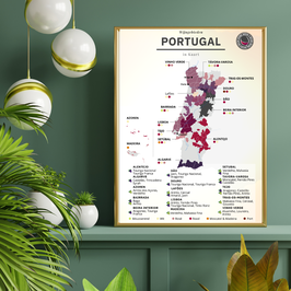 Wijn poster Portugal
