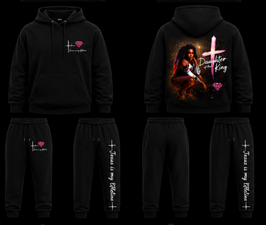 No Difference Tracksuit black– Daughter of the King
