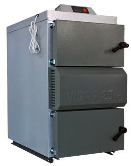 Vigas 25 LC- Caldaia a legna fiamma rovesciata 25 kW con sonda lambda