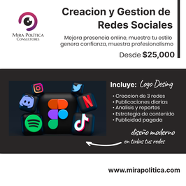 Creación y Gestión de Redes Sociales