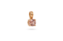Anhänger 750er Roségold mit Zimt-Turmalin