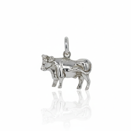 Stier-Anhänger aus 925 Silber – Charivari, Schlüssel- & Taschenanhänger