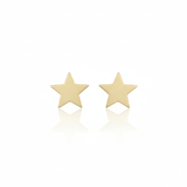 Sternchen-Ohrstecker aus Gold