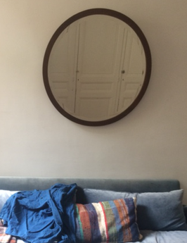 COUPON Satin de coton bleu INDIGO
