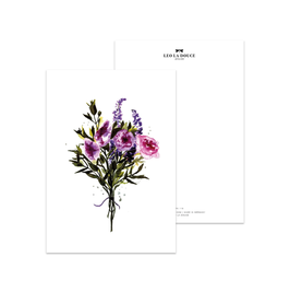 Leo La Douce - Postkarte "Violet Bouquet"