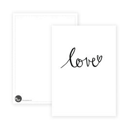 feines - Postkarte "love"