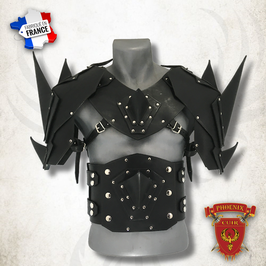 Set Epaulettes et Serre Taille Dragon Noir