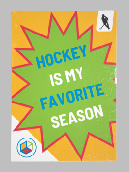 DHB - Sticker "HOCKEY IS MY FAVORITE SEASON"