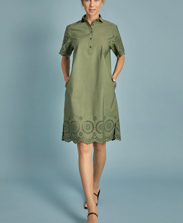 Kleid in Olive