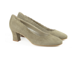 Schuhe leichter Absatz Leder