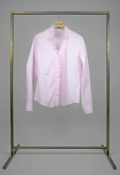 Langarmbluse Rosa