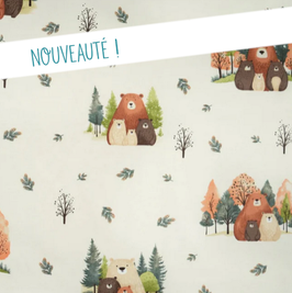 Kit maternelle Famille d'ours - personnalisable