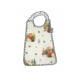 Bavoir élastique Famille d'ours - personnalisable