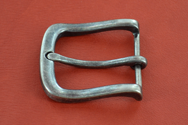 Boucle de ceinture argent antique à ardillon 40 mm