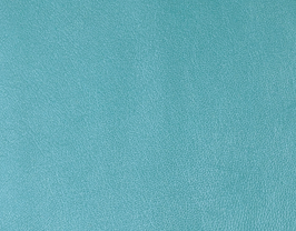 Coupon de cuir de chèvre bleu turquoise métal