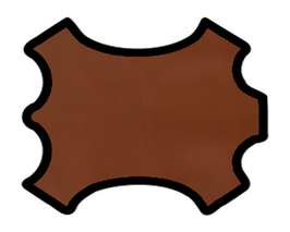 Peau de chèvre nappa cognac