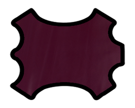 Peau d'agneau prune