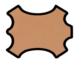 Peau d'agneau chair vernis