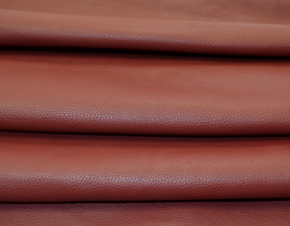 Peau de veau grainé bordeaux