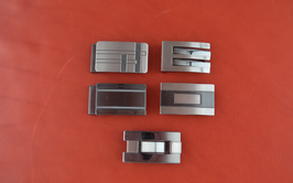 Lot de 5 boucles de ceinture à griffes avec tétons