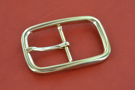 Boucle de ceinture dorée double à ardillon 35 mm