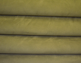 Demi peau de vachette nubuck vert kaki