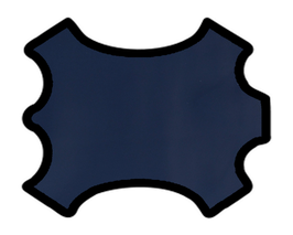 Peau d'agneau bleu marine