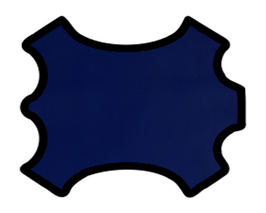 Peau de chèvre bleu indigo