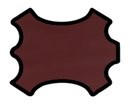 Peau de chèvre nappa lie de vin