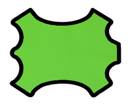 Peau d'agneau vert pomme
