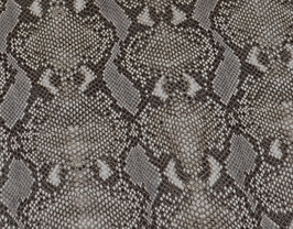 Morceau de cuir de chèvre gris et beige imprimé python