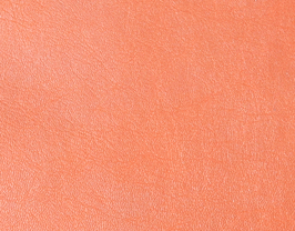 Coupon de cuir de chèvre orange métal
