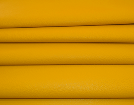 Demi peau de veau grainé jaune citron