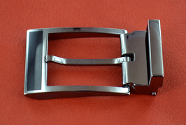 Boucle de ceinture argent sombre à griffes 35mm