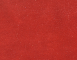 Morceau de cuir de veau granité rouge pailleté