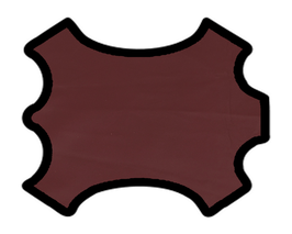Peau de chèvre nappa bordeaux