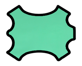 Peau d'agneau nappa vert clair