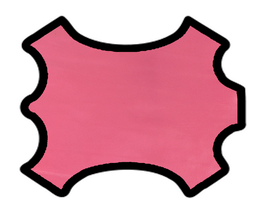 Peau d'agneau rose