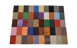 Lot de 50 coupons en cuir 15 cm x 10 cm